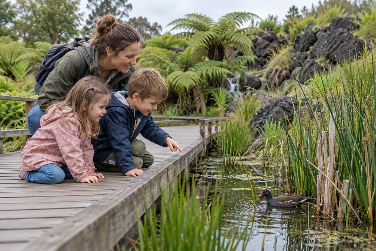 wilson botanic park berwick with children