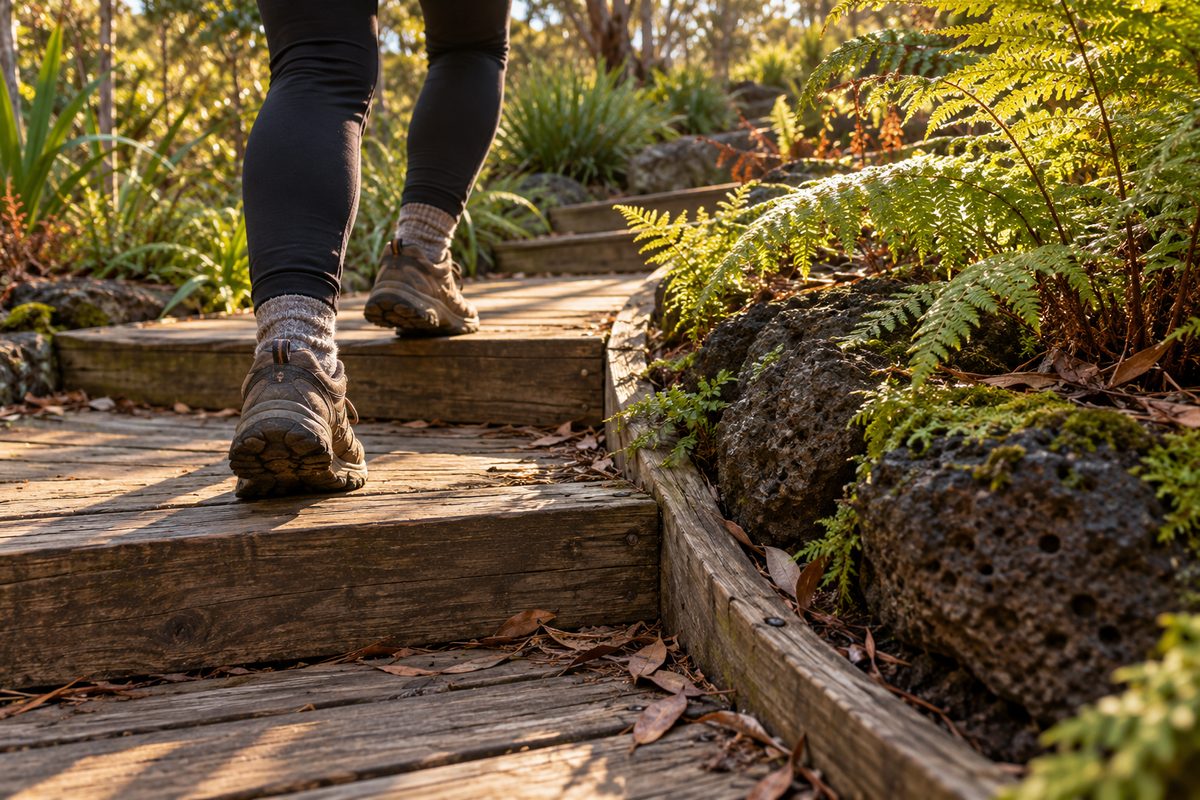 walking tracks at wilson botanic park berwick