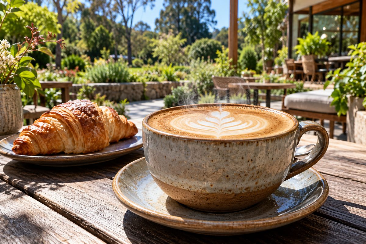 coffee near wilson botanic park berwick